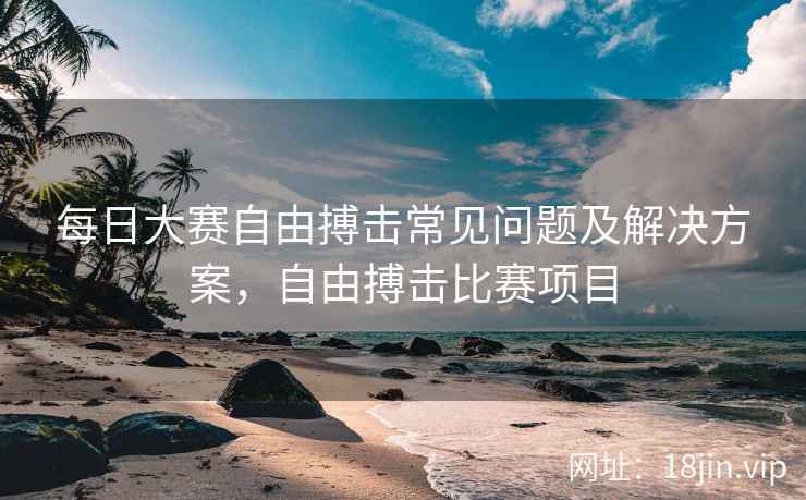 每日大赛自由搏击常见问题及解决方案，自由搏击比赛项目